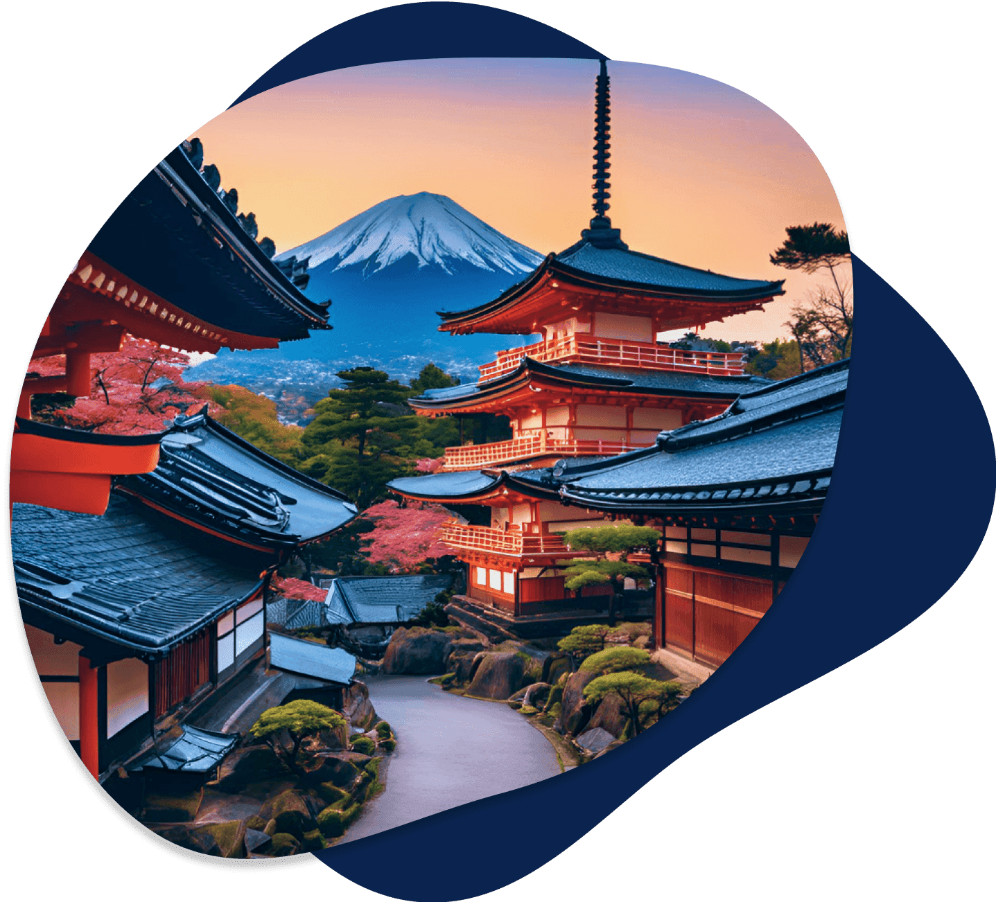 日本の魅力を伝えるイメージ